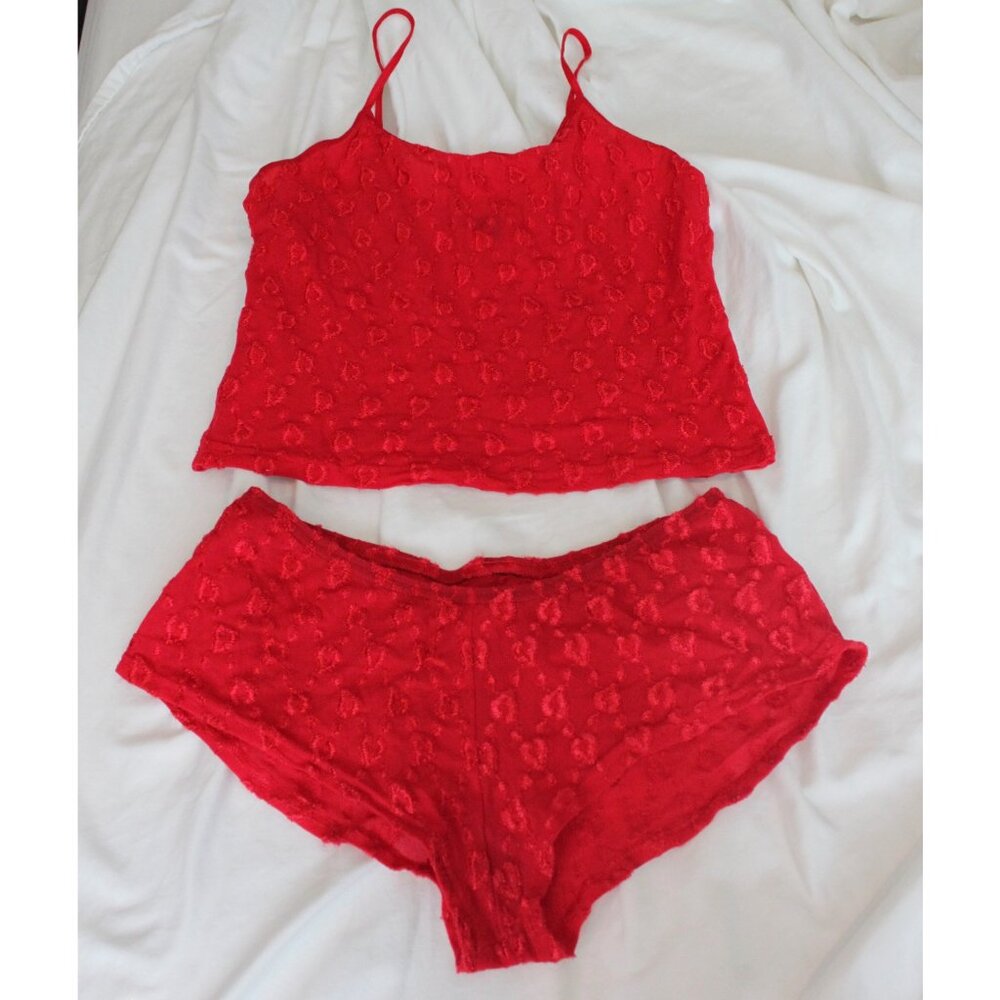 Vintage Crimson Sleep Set